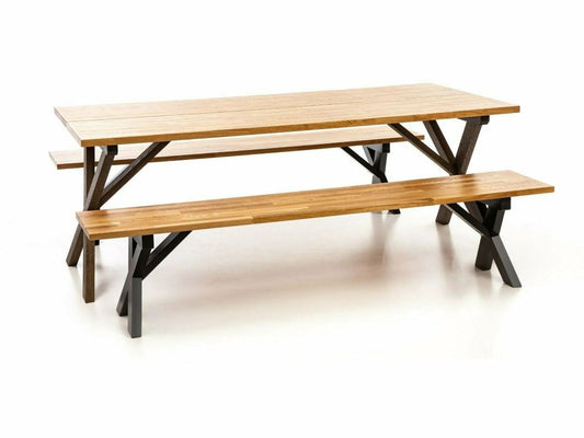 Dining table set "Lankku"