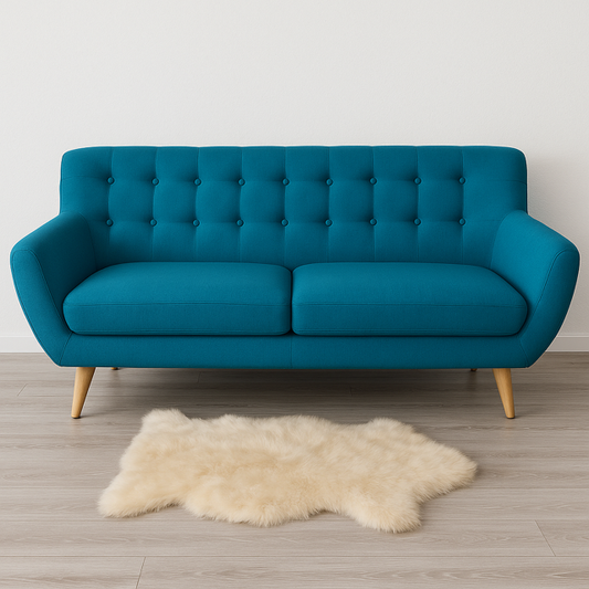 Scandinavian style blue sofa "SIN"