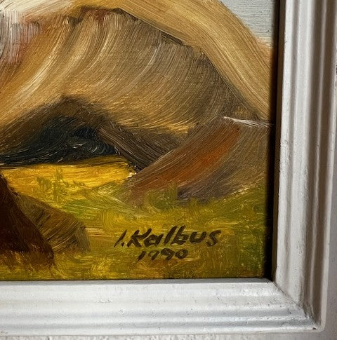 Landscape Painting “Riverbank” – I. Kalbus (1990)